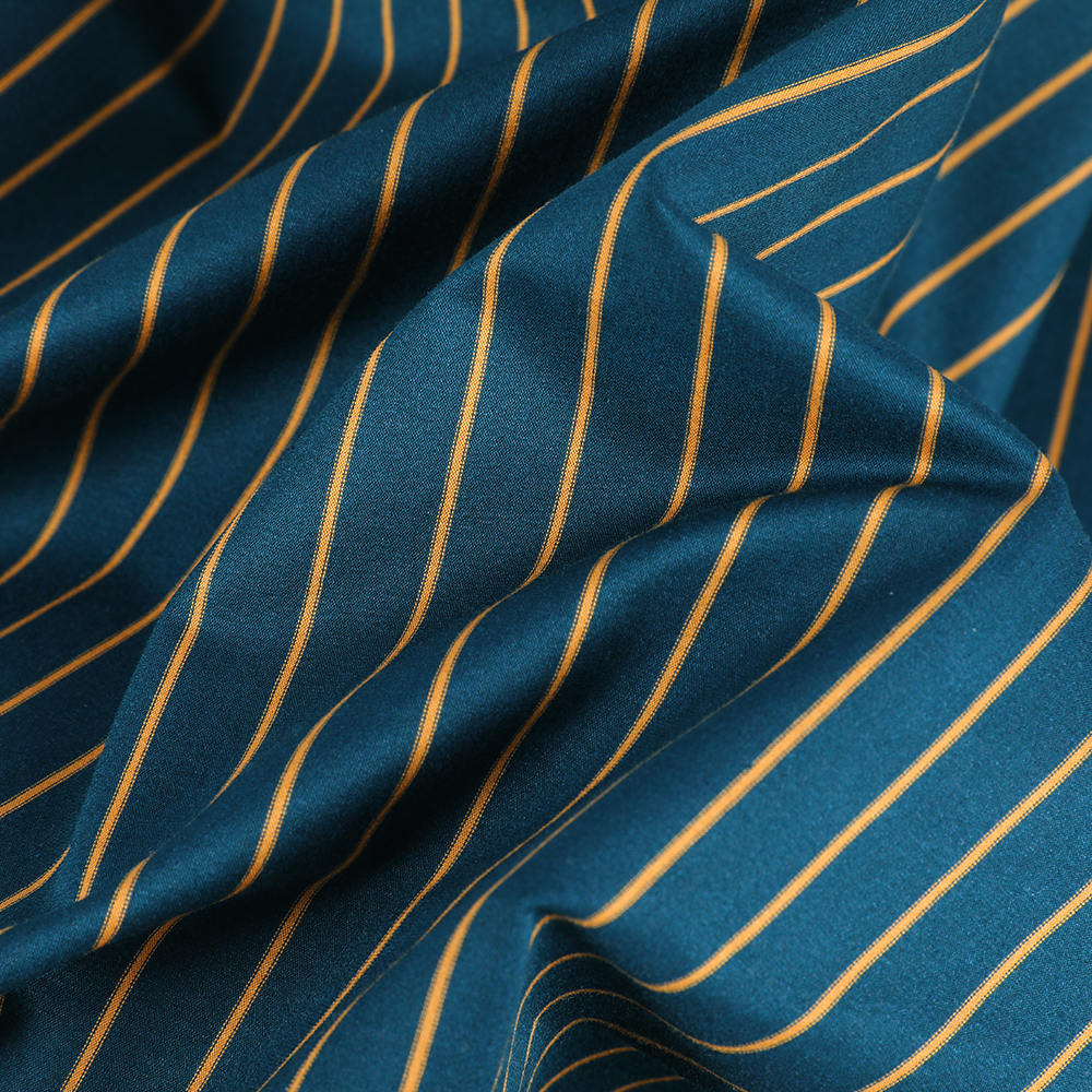 Spandex Jersey Skin-Friendly Hardk Sericum Cottonus Striata La Shirt fabricae