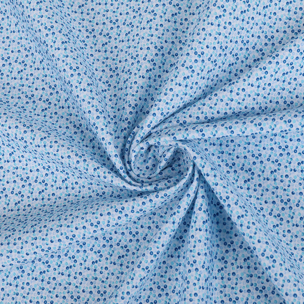 Aqua-absorbent velox-siccatio antibacterial digital printing shirt fabricae